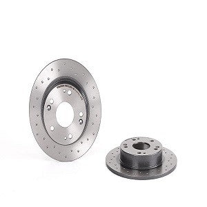 Brembo Premium UV Coated Brake Rotor - Xtra Cross Drilled  (260 mm) - Brembo 08.A147.1X