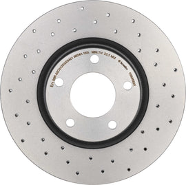 Brembo Premium UV Coated Brake Rotor - Xtra Cross Drilled  (300 mm) - Brembo 09.9468.2X