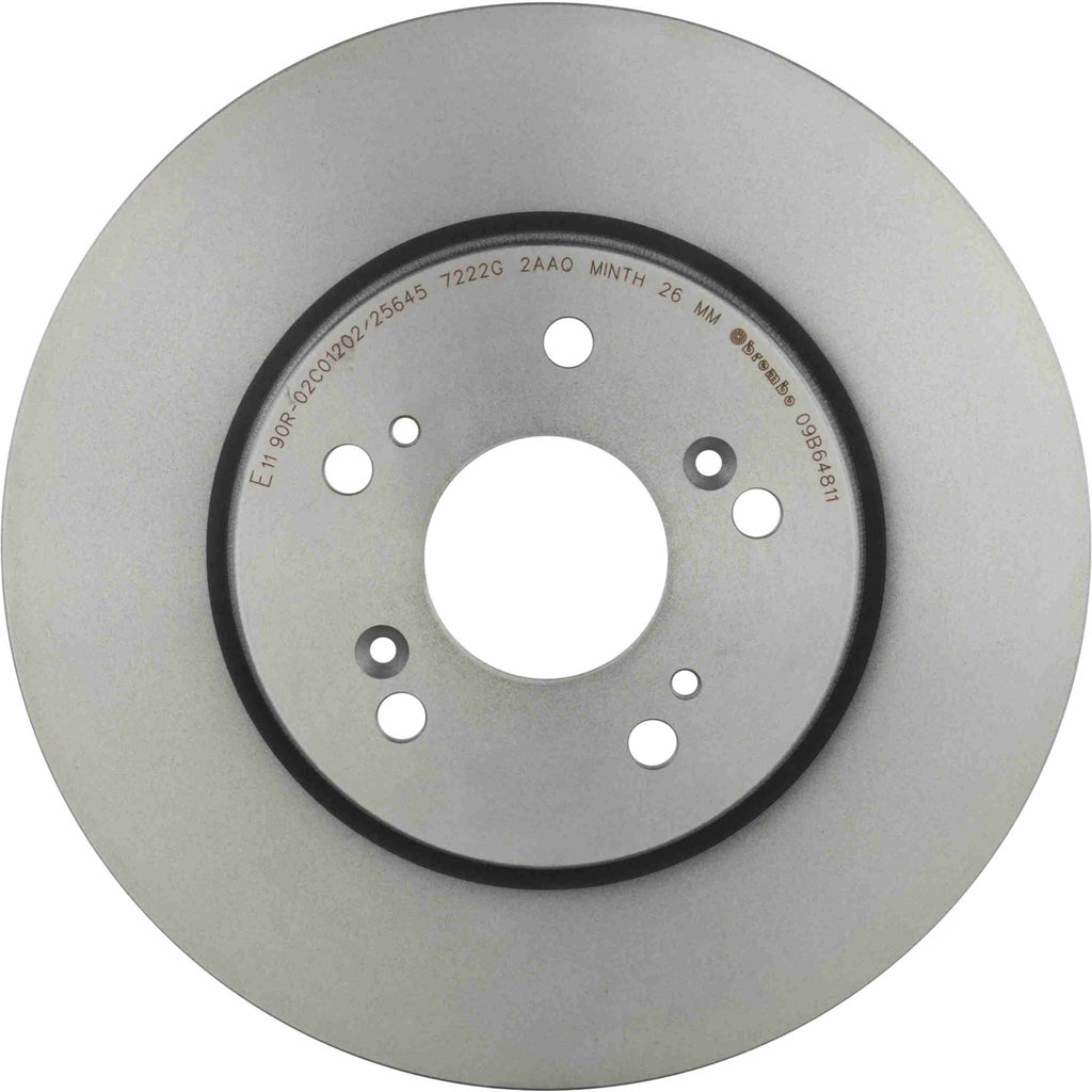 Brembo Premium UV Coated Brake Rotor (296 mm) - Brembo 09.B648.11