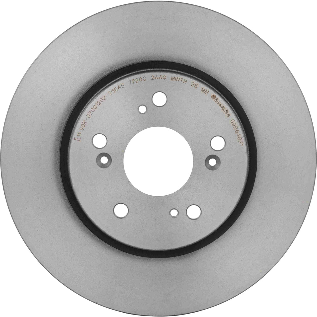 Brembo Premium UV Coated Brake Rotor (296 mm) - Brembo 09.B648.21