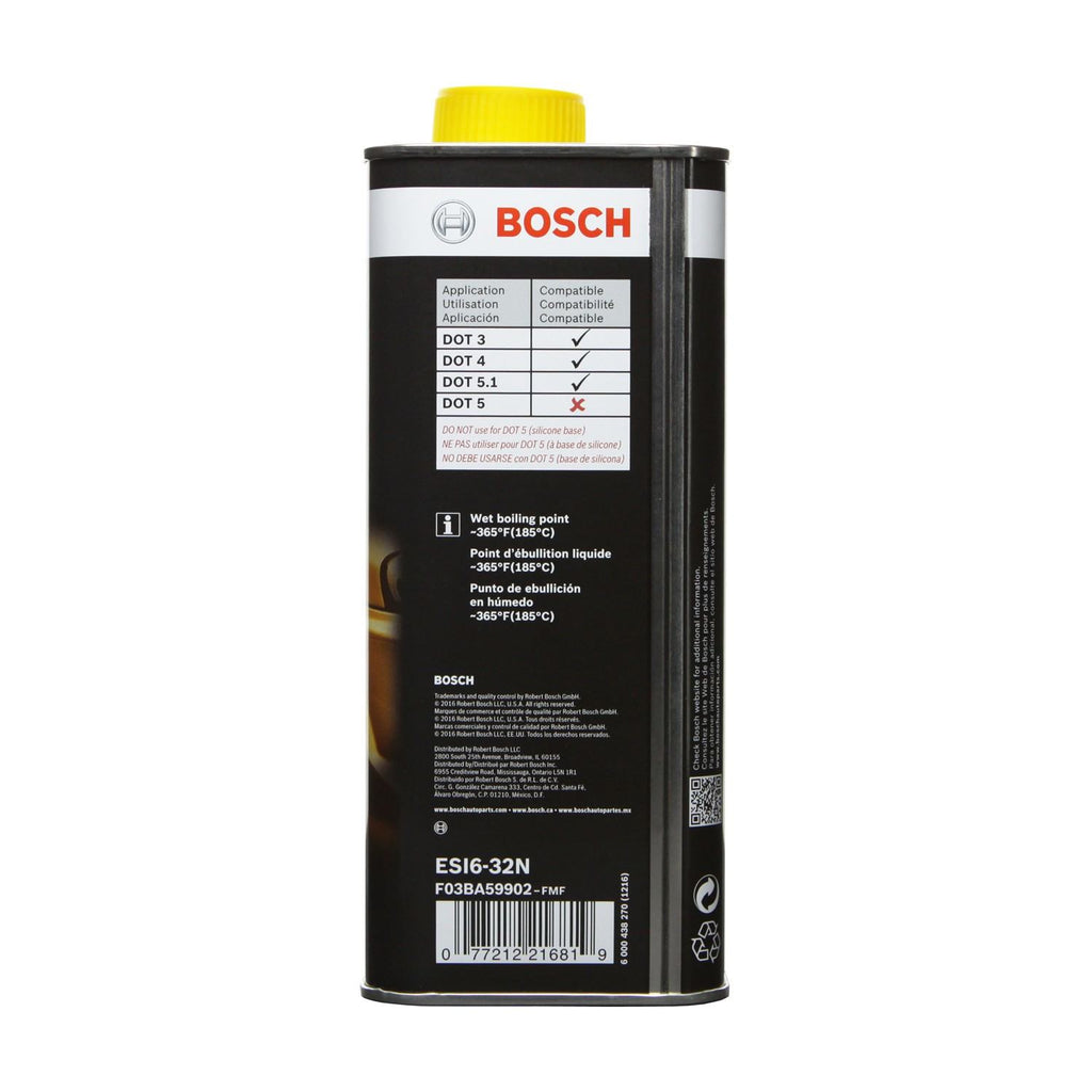 Bosch ESI6-32N Brake Fluid (Direct Replacement for DOT 3, DOT 4, and DOT 5.1) - Bosch ESI6-32N