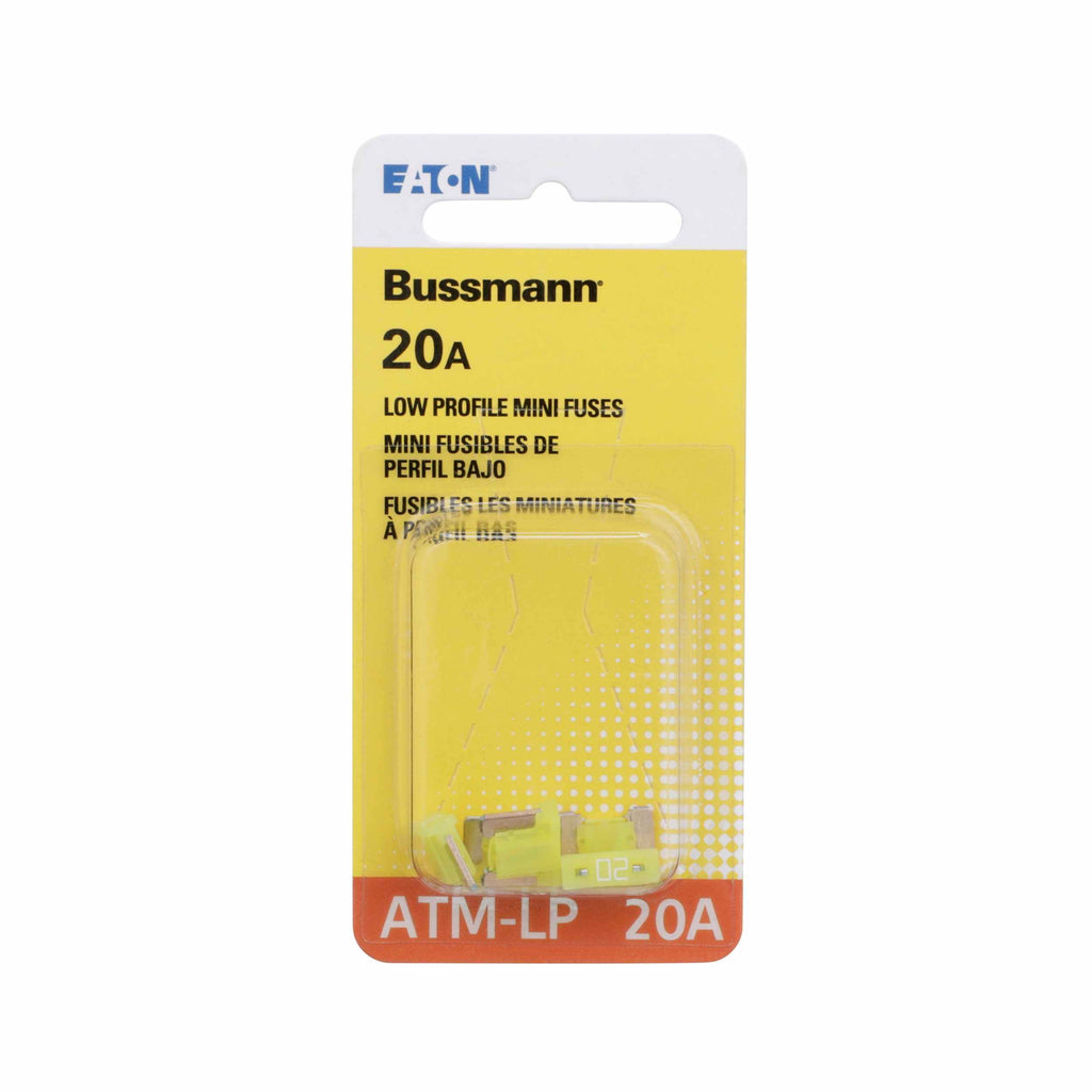 Low Profile Atm-20 Amp-5 Per Card - Bussman Fuses BP-ATM-20LP-RP