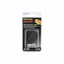 Load image into Gallery viewer, Atm-25 Amp Easyid Fuse-2 Per Card - Bussman Fuses BP-ATM-25ID