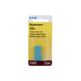 Female Maxi Fuse-20 Amp-1 Per Card - Bussman Fuses BP-FMX-20-RP