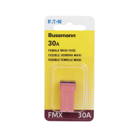 Female Maxi Fuse-30 Amp-1 Per Card - Bussman Fuses BP-FMX-30-RP