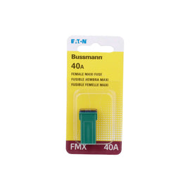 Female Maxi Fuse-40 Amp-1 Per Card - Bussman Fuses BP-FMX-40-RP