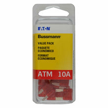 Load image into Gallery viewer, Atm 10 Amp Fuse-25 Per Clam - Bussman Fuses VP-ATM-10-RP