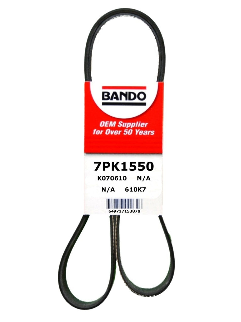 Serpentine Belt - Bando 7PK1550