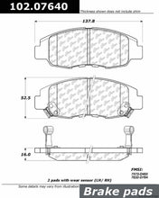 Load image into Gallery viewer, C-Tek Semi-Metallic Brake Pads with Shims - Centric Parts 102.07640