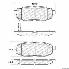 Load image into Gallery viewer, C-Tek Ceramic Brake Pads with Shims - Centric Parts 103.11240
