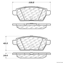 Load image into Gallery viewer, Brake Pad Set, Rear - Centric Parts 103.11610