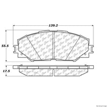 Load image into Gallery viewer, C-Tek Ceramic Brake Pads with Shims - Centric Parts 103.12100
