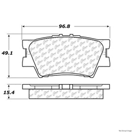 C-Tek Ceramic Brake Pads with Shims - Centric Parts 103.12120