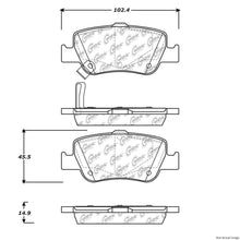 Load image into Gallery viewer, Posi-Quiet Ceramic Brake Pads with Shims - Centric Parts 105.15720