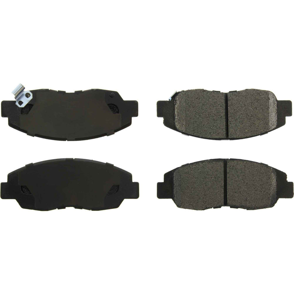 Posi-Quiet Extended Wear Semi-Metallic Brake Pads with Shims and Hardware - Centric Parts 106.07640