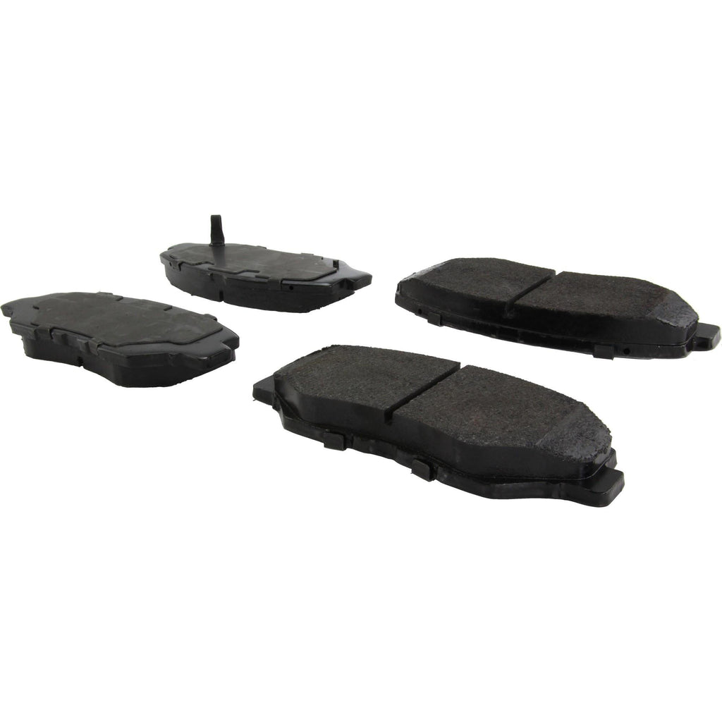 Posi-Quiet Extended Wear Semi-Metallic Brake Pads with Shims and Hardware - Centric Parts 106.09142