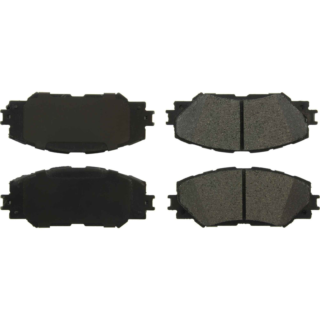 Posi-Quiet Extended Wear Semi-Metallic Brake Pads with Shims and Hardware - Centric Parts 106.12100
