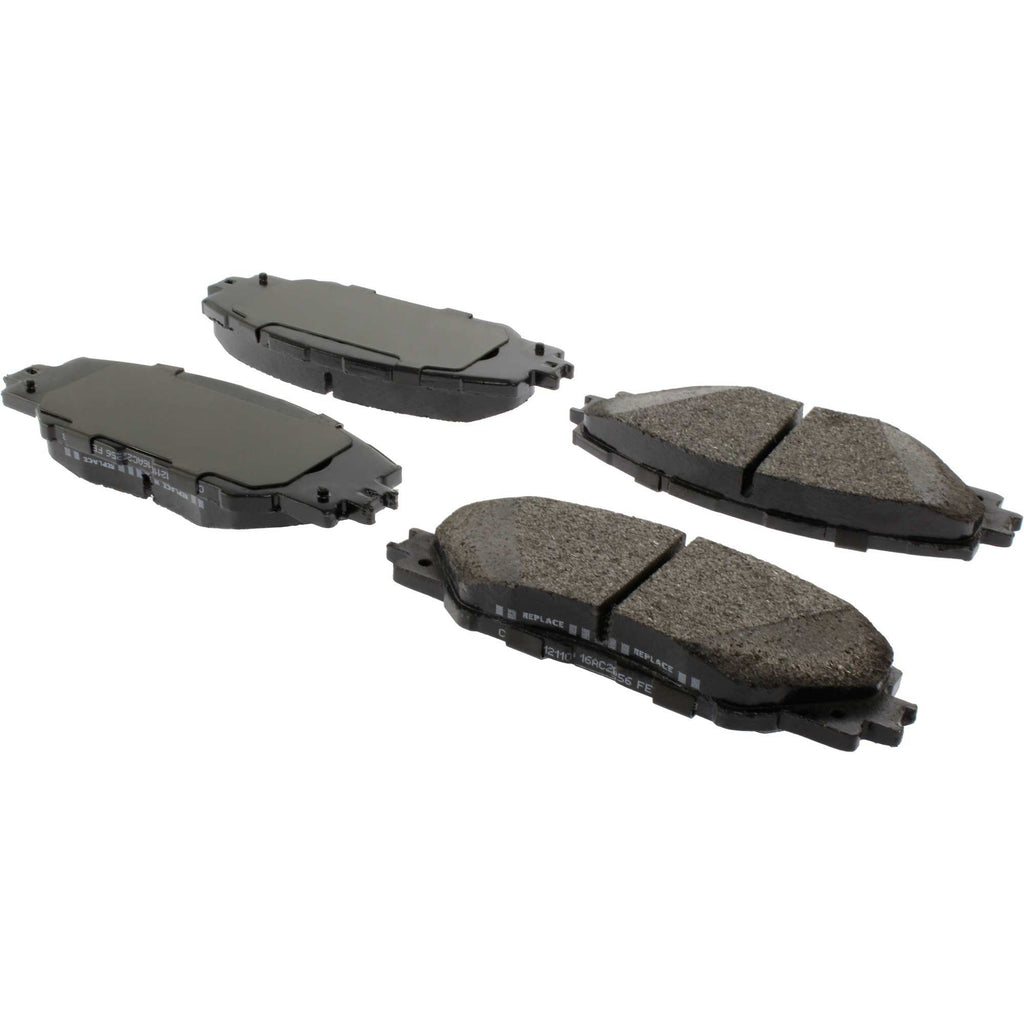 Posi-Quiet Extended Wear Semi-Metallic Brake Pads with Shims and Hardware - Centric Parts 106.12110