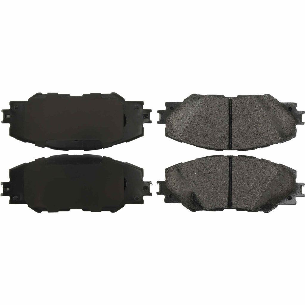 Posi-Quiet Extended Wear Semi-Metallic Brake Pads with Shims and Hardware - Centric Parts 106.12110
