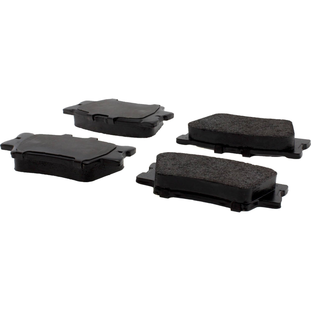 Posi-Quiet Extended Wear Semi-Metallic Brake Pads with Shims and Hardware - Centric Parts 106.12121