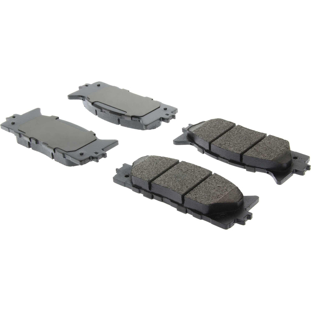 Posi-Quiet Extended Wear Semi-Metallic Brake Pads with Shims and Hardware - Centric Parts 106.12930