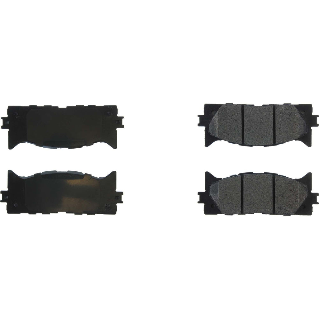 Posi-Quiet Extended Wear Semi-Metallic Brake Pads with Shims and Hardware - Centric Parts 106.12930