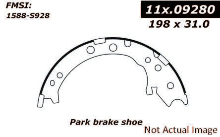 Centric Premium Parking Brake Shoes - Centric Parts 111.09280