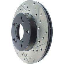 Load image into Gallery viewer, StopTech Sport Drilled &amp; Slotted Brake Rotor; Front Left (262 mm) - Centric Parts 127.40056L