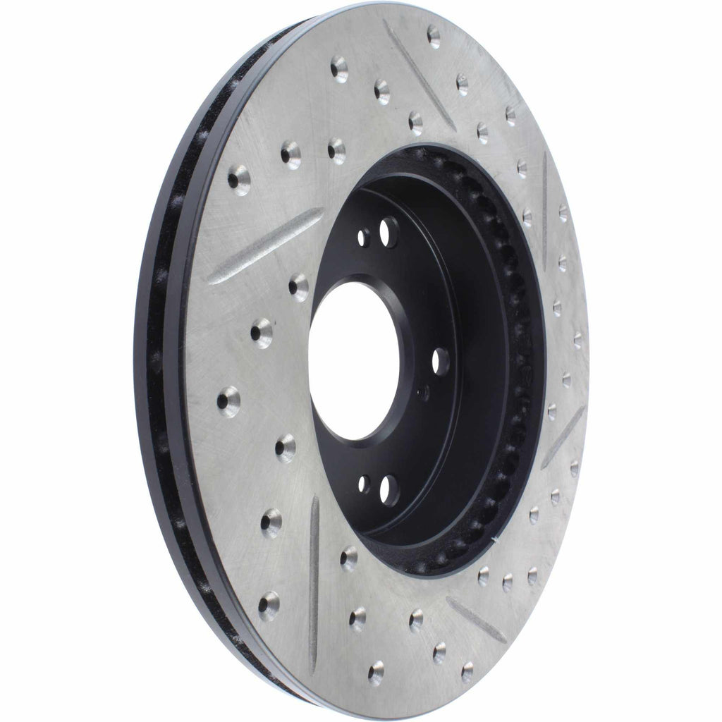 StopTech Sport Drilled & Slotted Brake Rotor; Front Right (262 mm) - Centric Parts 127.40056R