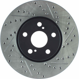 StopTech Sport Cryo Drilled & Slotted Brake Rotor; Front Left (275 mm) - Centric Parts 127.44160CL