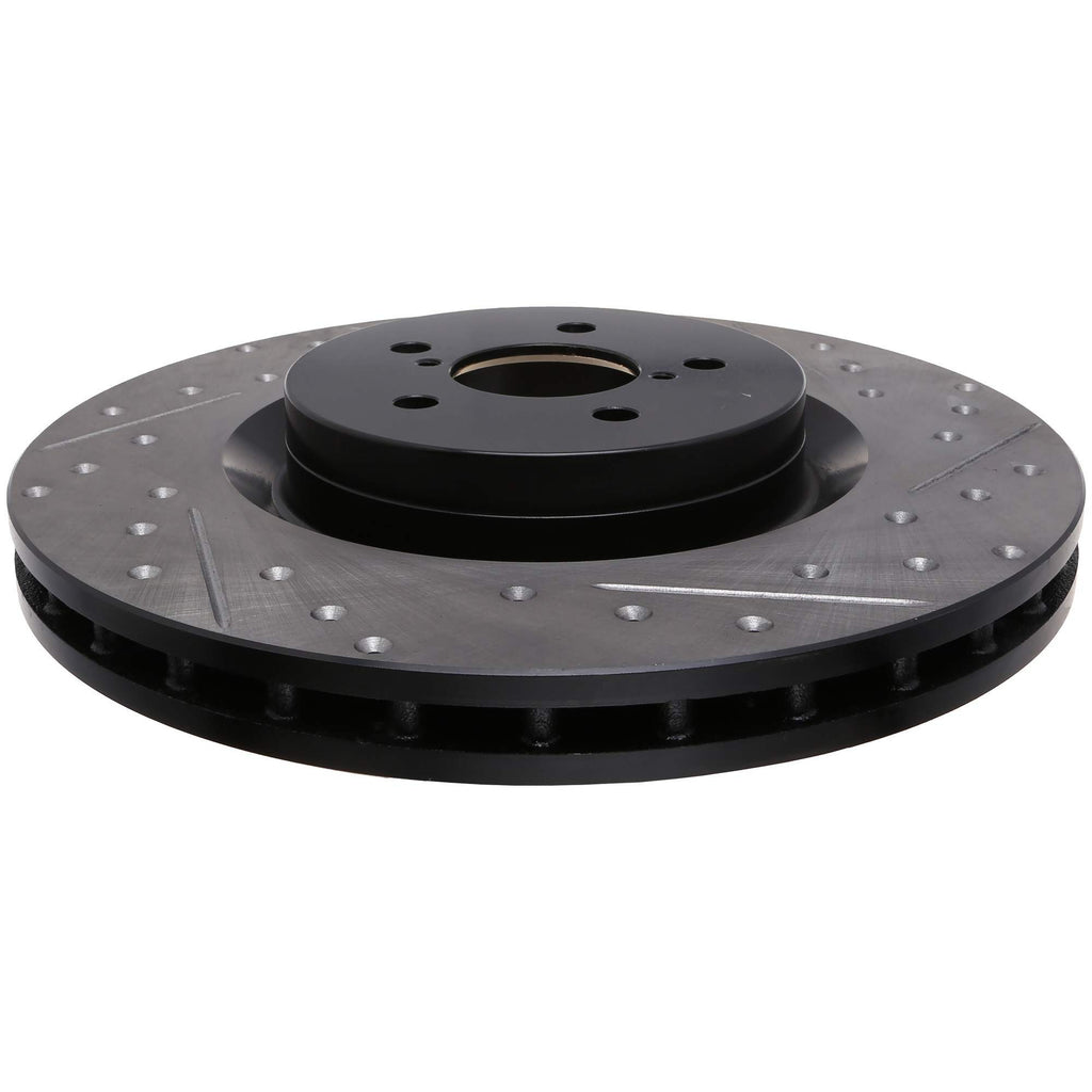 StopTech Sport Drilled & Slotted Brake Rotor; Front Left (326 mm) - Centric Parts 127.47019L
