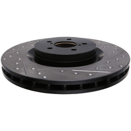 StopTech Sport Drilled & Slotted Brake Rotor; Front Left (326 mm) - Centric Parts 127.47019L