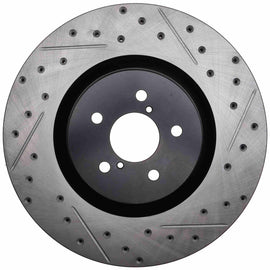 StopTech Sport Drilled & Slotted Brake Rotor; Front Left (326 mm) - Centric Parts 127.47019L