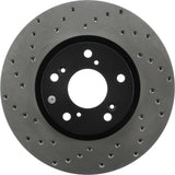 StopTech Sport Cross Drilled Brake Rotor; Front Right (300 mm) - Centric Parts 128.40057R