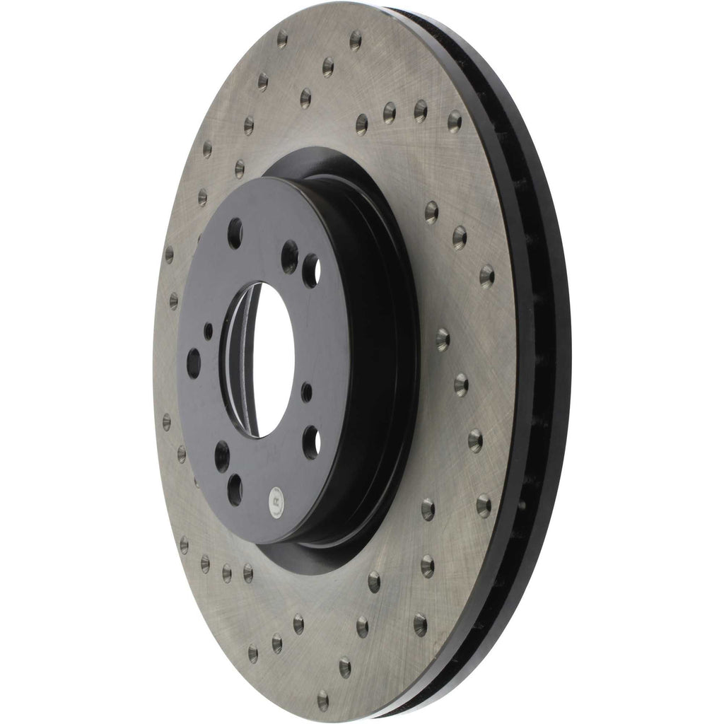 StopTech Sport Cross Drilled Brake Rotor; Front Right (300 mm) - Centric Parts 128.40057R