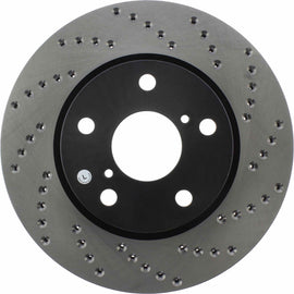 StopTech Sport Cross Drilled Brake Rotor; Front Left (275 mm) - Centric Parts 128.44147L