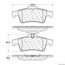 Load image into Gallery viewer, Centric Premium Semi-Metallic Brake Pads with Shims and Hardware - Centric Parts 300.10950