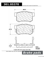 Load image into Gallery viewer, Centric Premium Ceramic Brake Pads with Shims and Hardware - Centric Parts 301.05370