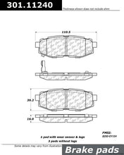 Load image into Gallery viewer, Centric Premium Ceramic Brake Pads with Shims and Hardware - Centric Parts 301.11240