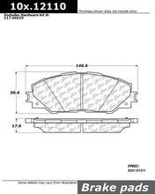 Load image into Gallery viewer, Centric Premium Ceramic Brake Pads with Shims and Hardware - Centric Parts 301.12110