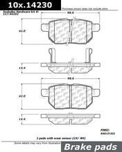 Load image into Gallery viewer, Centric Premium Ceramic Brake Pads with Shims and Hardware - Centric Parts 301.14230