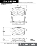 Centric Premium Ceramic Brake Pads with Shims and Hardware - Centric Parts 301.14510