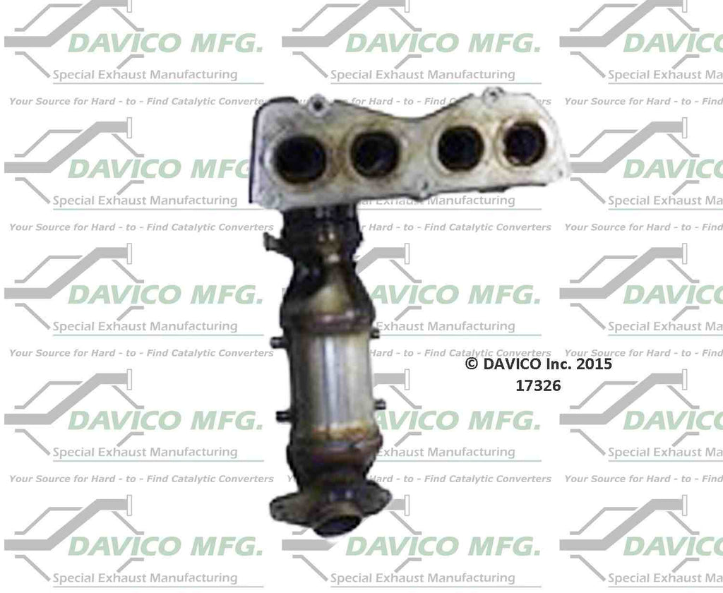 Direct Fit Catalytic Converter - Davico Convertors 17326