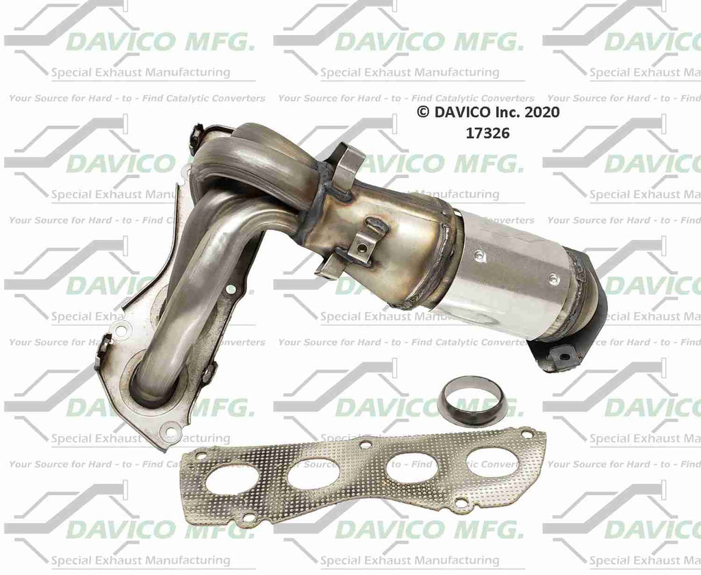 Direct Fit Catalytic Converter - Davico Convertors 17326