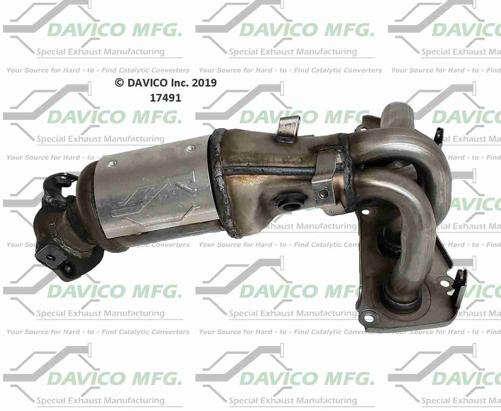 Direct Fit Catalytic Converter - Davico Convertors 17491