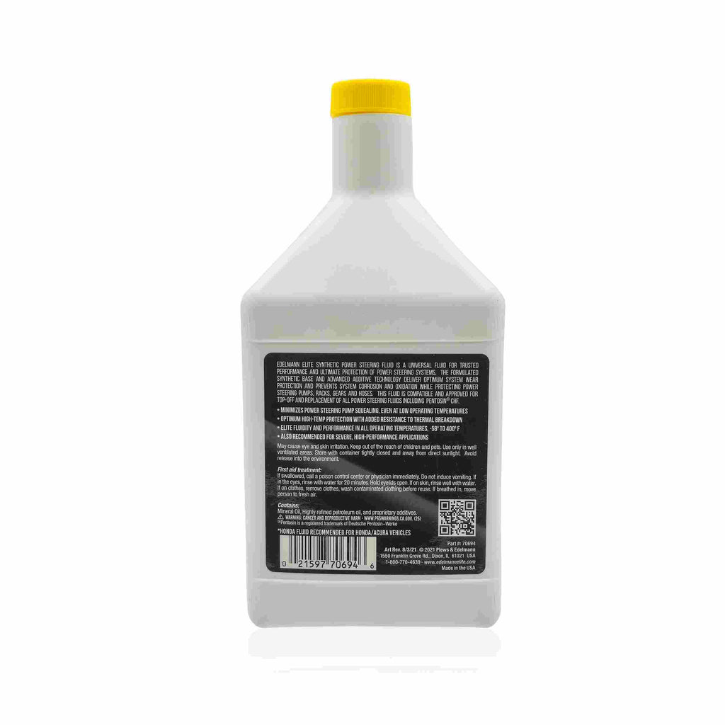 Power Steering Fluid - Edelmann P/S Parts 70694