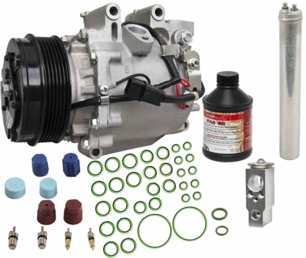 Complete Air Conditioning Kit w/ New Compressor - Four Seasons 7980NK