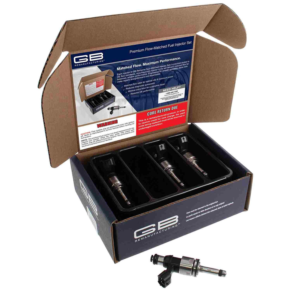Reman GDI Fuel Injector - Set of 4 - GB Reman 845-12164S4