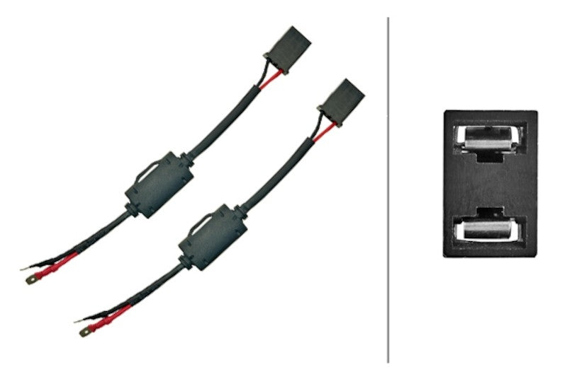 LED Anti-Flicker Wiring Harness - Hella 226971621