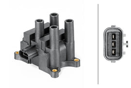 Ignition Coil - Hella 358057851